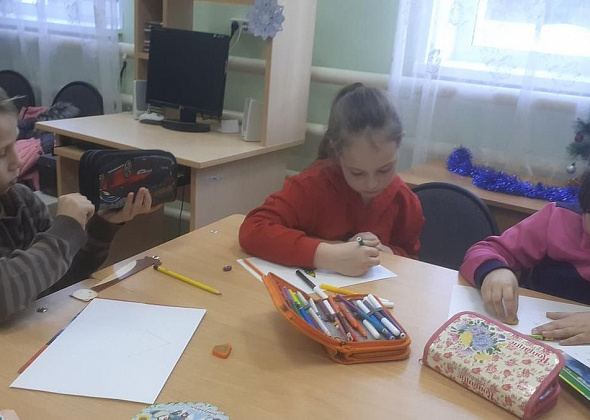Дети Чернореченска рисовали любимых сказочных героев