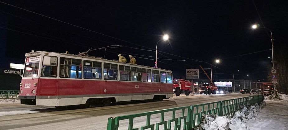 Краснотурьинцы сообщали, что горел трамвай: "Ложный вызов"