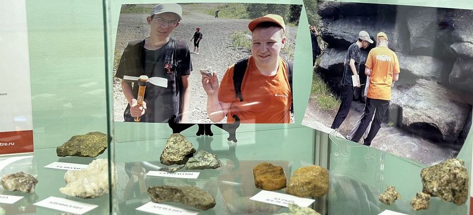 Юные натуралисты организовали выставку минералов