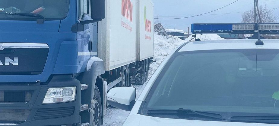 Водителя грузовика «Монетки» задержали за пьяную езду