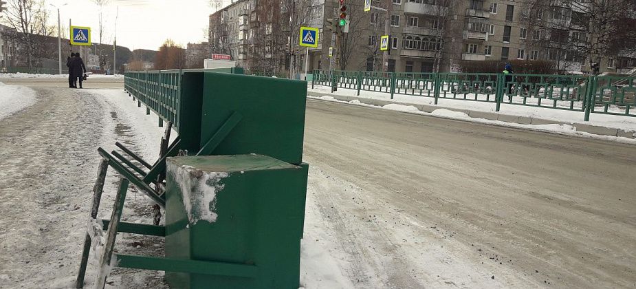 В Краснотурьинске недосчитались восьми уличных урн