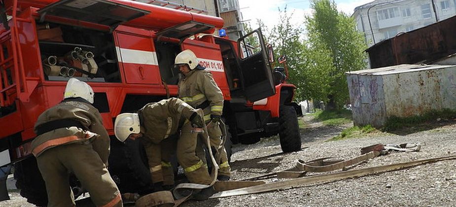 В Краснотурьинске произошел пожар в жилой квартире 