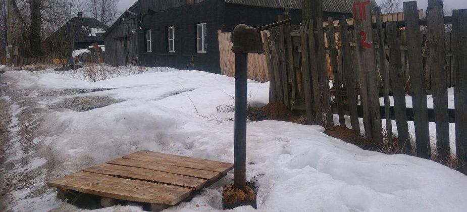 Пять колонок улицы Нагорной на Медном Руднике остались без воды