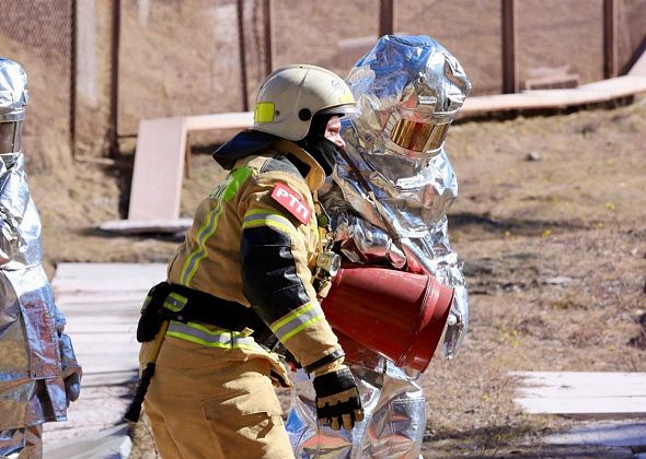 Пожарные отработали ликвидацию возгорания на трансформаторе ТЭЦ