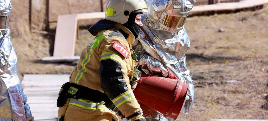 Пожарные отработали ликвидацию возгорания на трансформаторе ТЭЦ