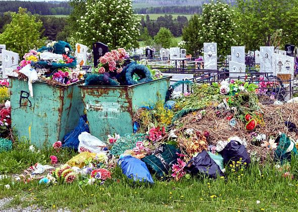 Ищут подрядчика для уборки мусора на кладбищах  