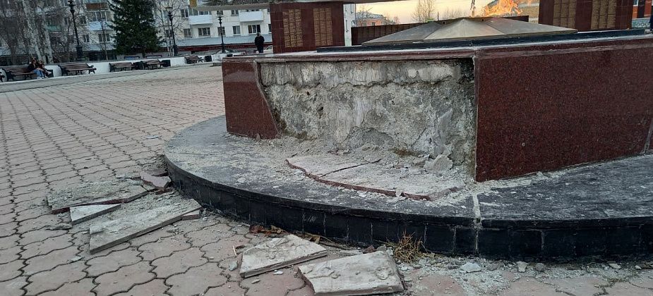 Вечный огонь планируют отремонтировать к майским праздникам