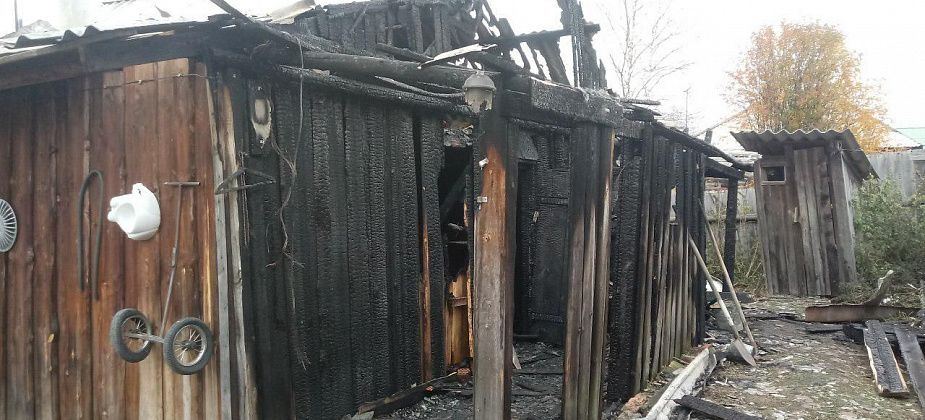 Мужчина получил ожоги и отравление в пожаре