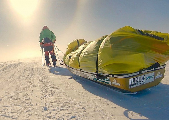 Американец впервые в истории в одиночку пересек Антарктиду