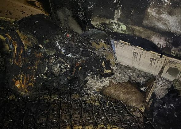 Из-за непотушенной сигареты горела квартира на Радищева 