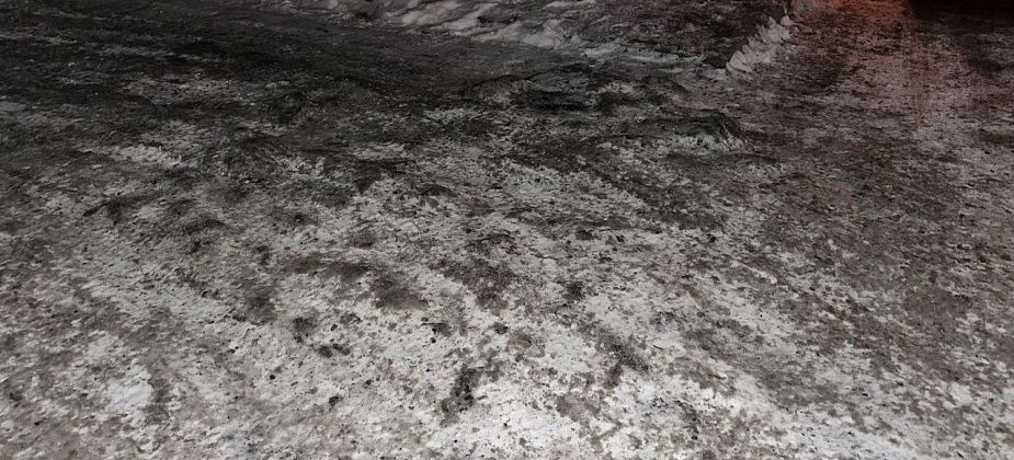 Ремонт ям во дворе дома по Попова, вероятно, пройдет весной