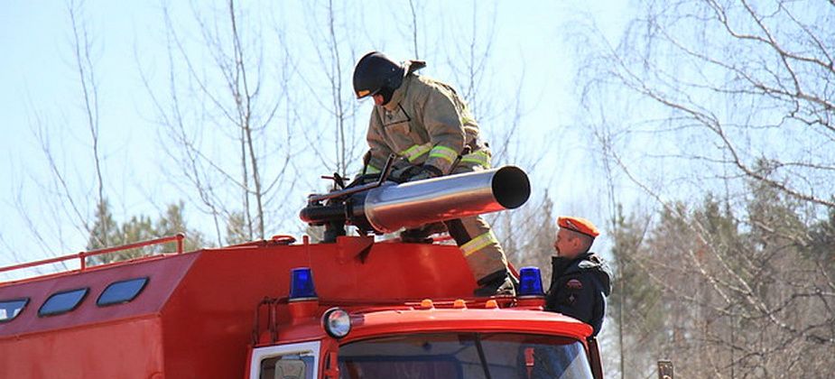 В Краснотурьинске горела баня