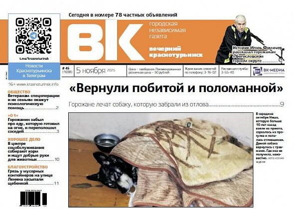 Свежая «Вечерка»: история «поломанной» собаки Няши, психологическая помощь ветеранам СВО, новые законы