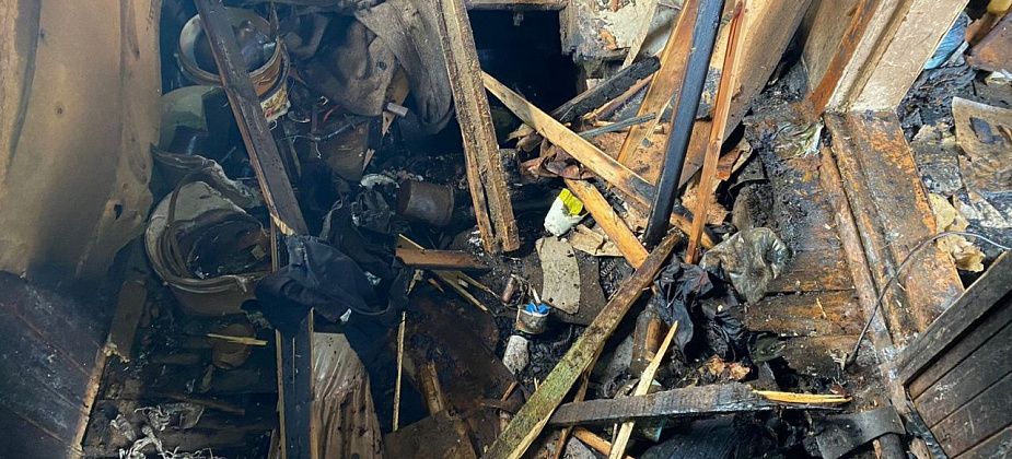 В «воронцовских» садах горел домик 