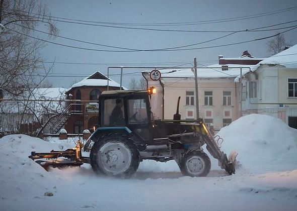 С улицы Колхозной сегодня вывезут снег