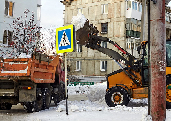 В Краснотурьинске началась уборка снежных валунов, но проблема еще актуальна