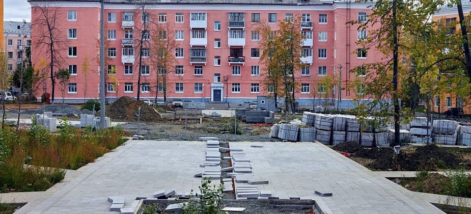 Работы в Тихомировском парке продолжаются. На год закончить раньше не получится