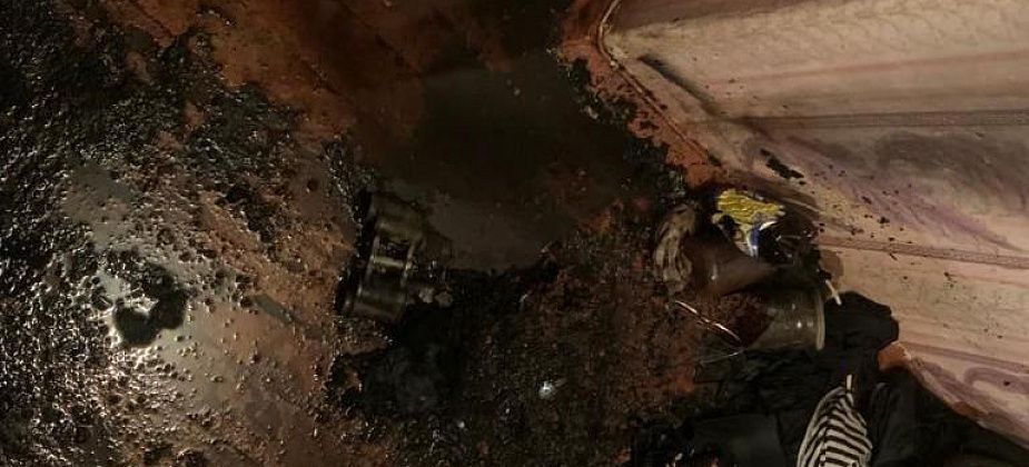 Пожарные спасли горожанина из горящей квартиры  
