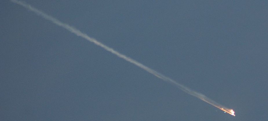 В лесах под Карпинском ищут ступени космической ракеты