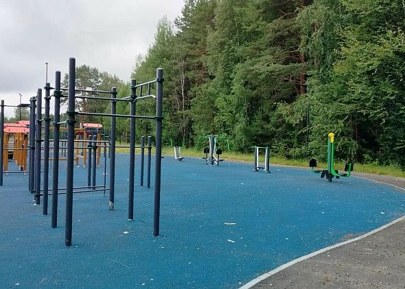 В Краснотурьинске продолжают благоустраивать Парк горняков