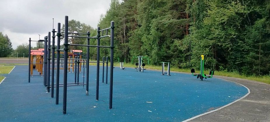 В Краснотурьинске продолжают благоустраивать Парк горняков