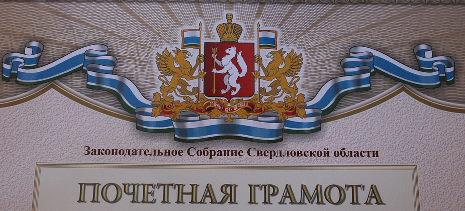 Грамоты Законодательного собрания получат два краснотурьинских педагога 