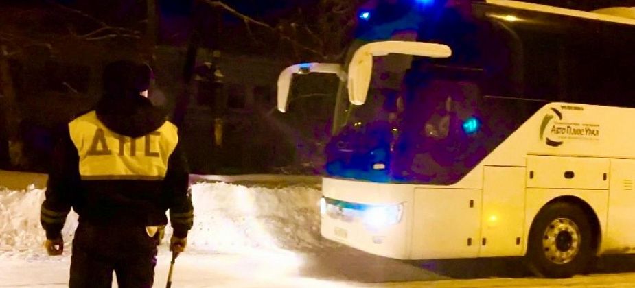 Госавтоинспекция проверяет водителей автобусов на соблюдение ПДД