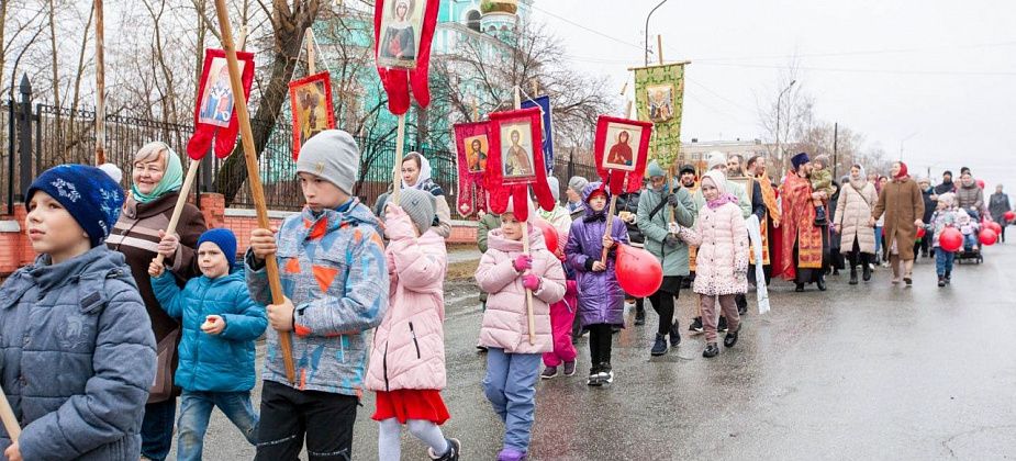 Состоялся детский крестный ход. Количество участников выросло