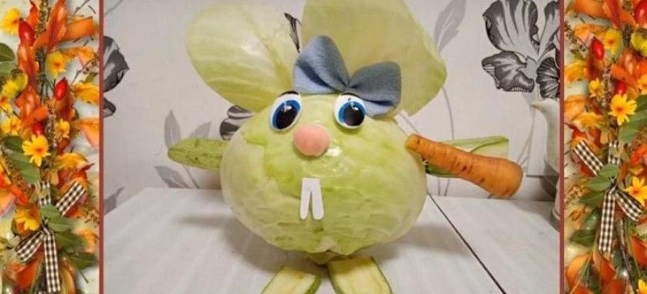 Дети поделились "Дарами осени" с читателями библиотеки
