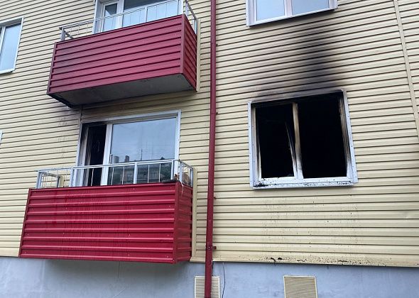 Огнеборцы спасли 10 горожан на пожаре в многоэтажке