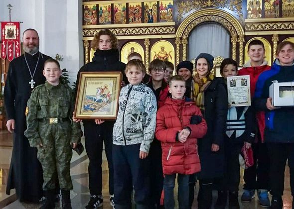 Команда воскресной школы собора Максима Исповедника победила в патриотической игре в Качканаре