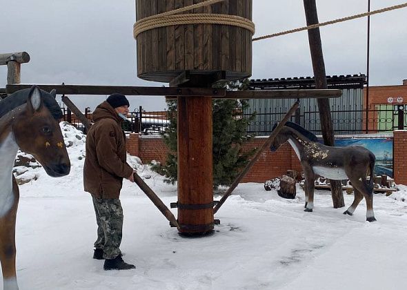 В Федоровском геологическом музее новая интерактивная площадка – конный ворот