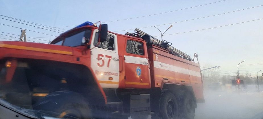 От искры, вылетевшей из трубы, произошел пожар на Суходойке