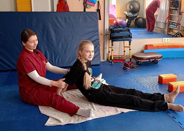 Вероника из Волчанска, которая борется с ДЦП, успешно прошла курс реабилитации