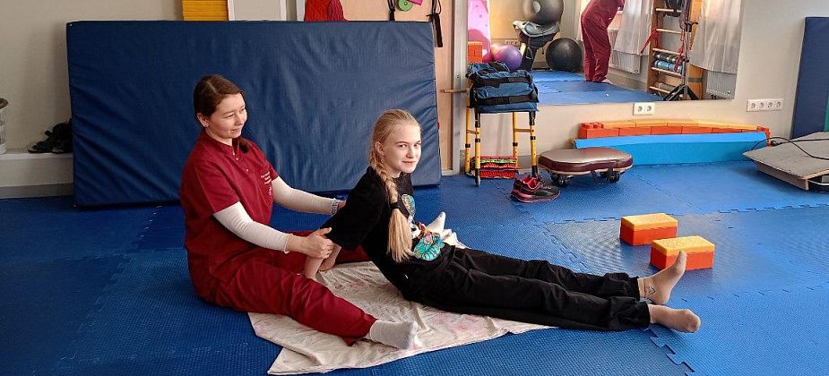 Вероника из Волчанска, которая борется с ДЦП, успешно прошла курс реабилитации