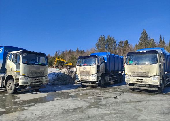На мусоросортировочный завод пригнали китайские грузовики. Рассказываем, зачем они нужны