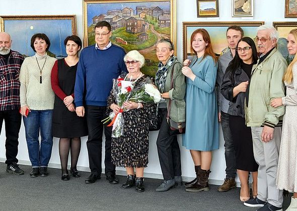 В Выставочном зале прошло открытие выставки «Классика Уральской живописи», художник Михаил Гуменных