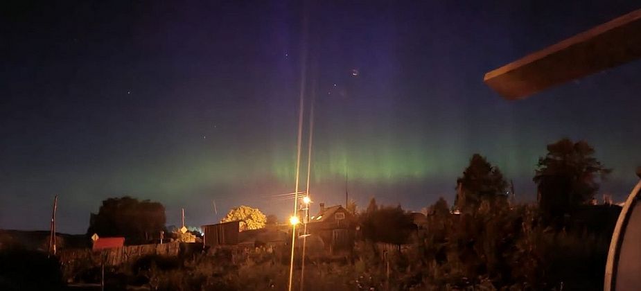 В Краснотурьинске наблюдали северное сияние впервые за 7 лет
