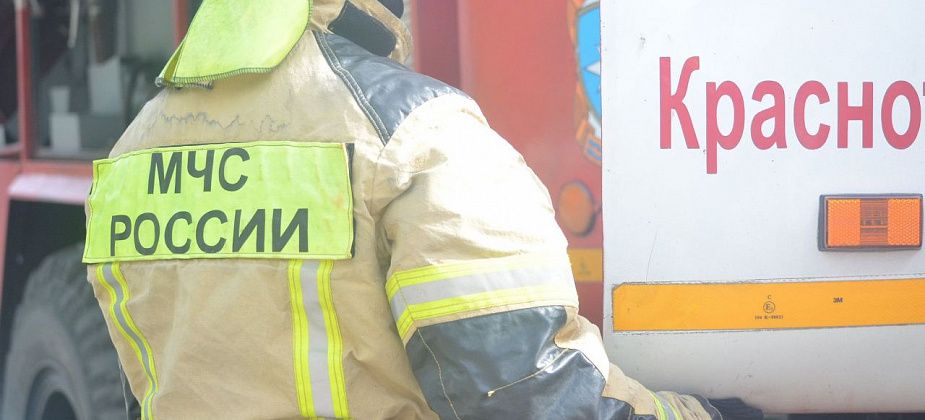 Возле колонии горел мусор 