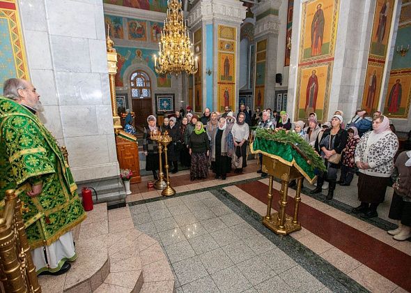 Верующие почтили память святого Александра Невского