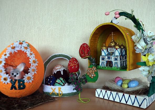 В женской колонии прошел конкурс пасхальных поделок