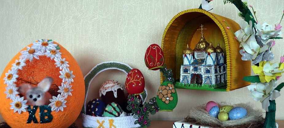 В женской колонии прошел конкурс пасхальных поделок