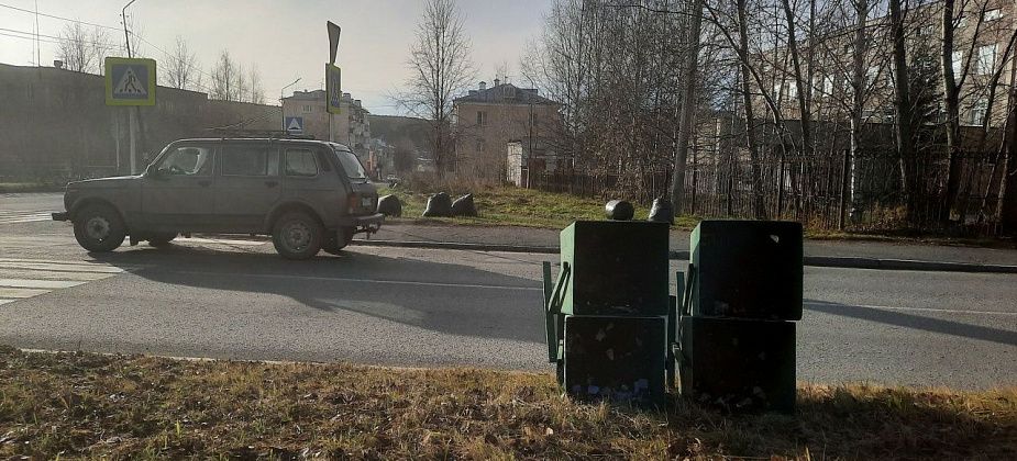Урны начали убирать к зиме  