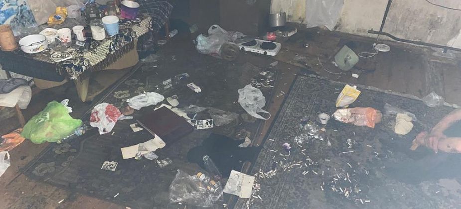 В квартире пенсионера возник пожар. Он уснул с сигаретой