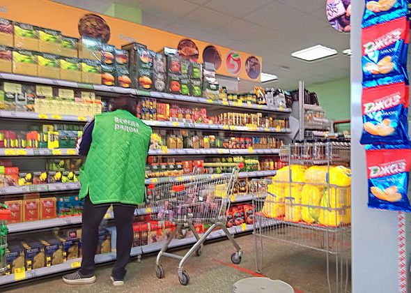 Горожанин выкатил из «Пятерочки» продукты на пять тысяч рублей