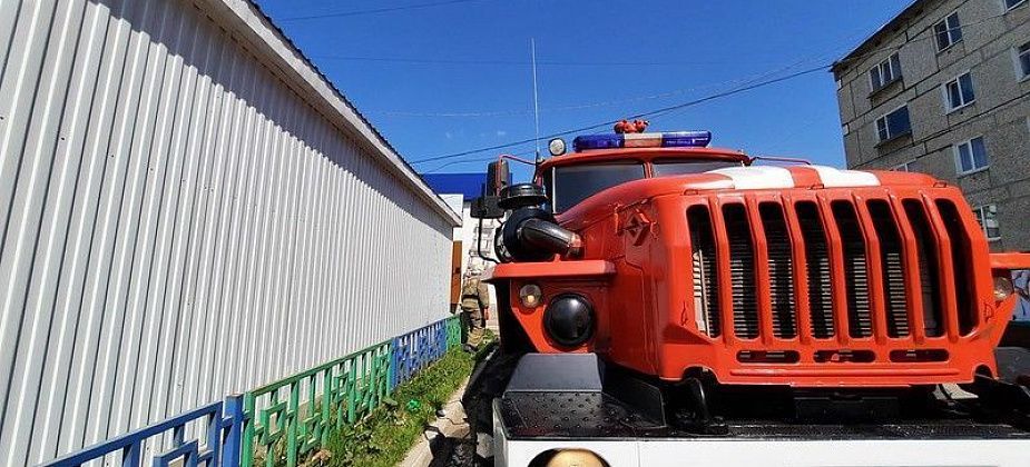 На Медном Руднике сгорела кровля частной бани
