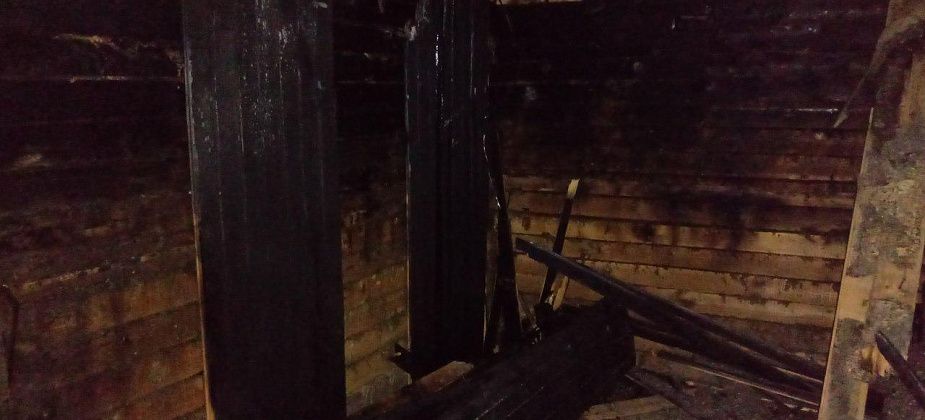В Краснотурьинске на 42 квартале сгорела баня