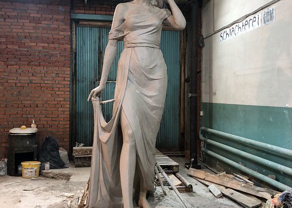 В Краснотурьинске установили «прообраз» статуи Турьи на набережной