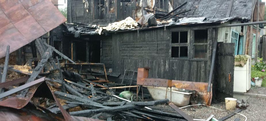 В пожаре на Малой Лимке заживо сгорели две собаки
