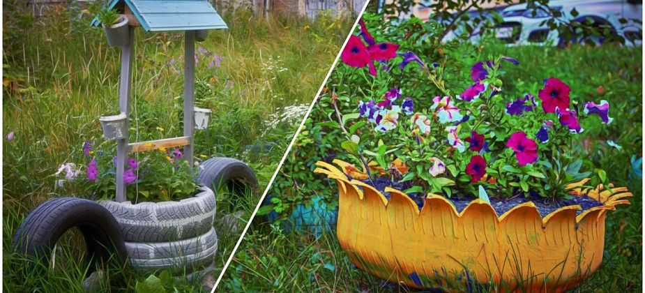 Конец ЖЭК-арту? Горожан могут оштрафовать за клумбы и лебедей из шин